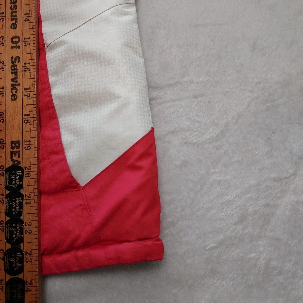 Gerry Girls Pink White Colorblock Hooded Ski Jacket Insulated Winter Coat